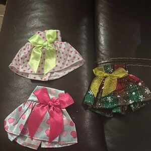 3 doll dresses. 👗 3 in package.
